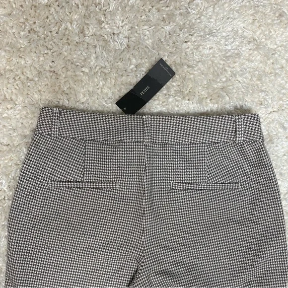 Banana Republic pants, brown and white pattern, petite XXS, brand new with tags - Picture 5 of 5